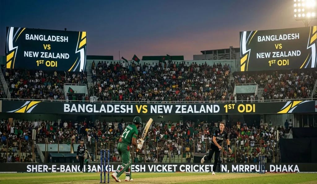 Bangladesh vs New Zealand 1st ODI