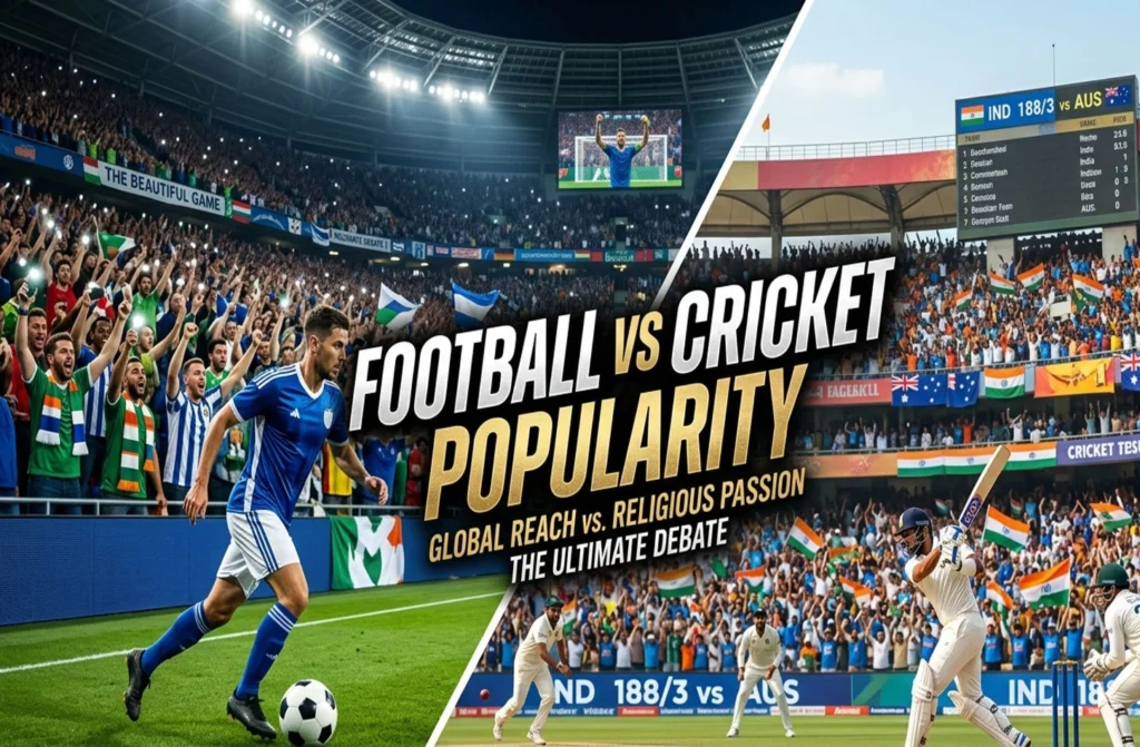 Football vs Cricket Popularity