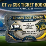 GT vs CSK Ticket Booking