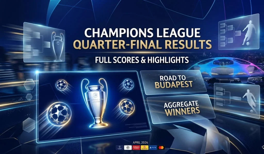 Champions League Quarter-Final Results