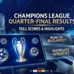 Champions League Quarter-Final Results