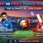 MI vs PBKS Match Today