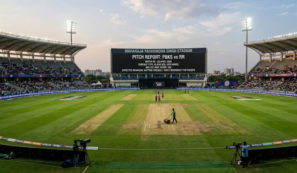 Maharaja Yadavindra Singh Stadium Pitch Report