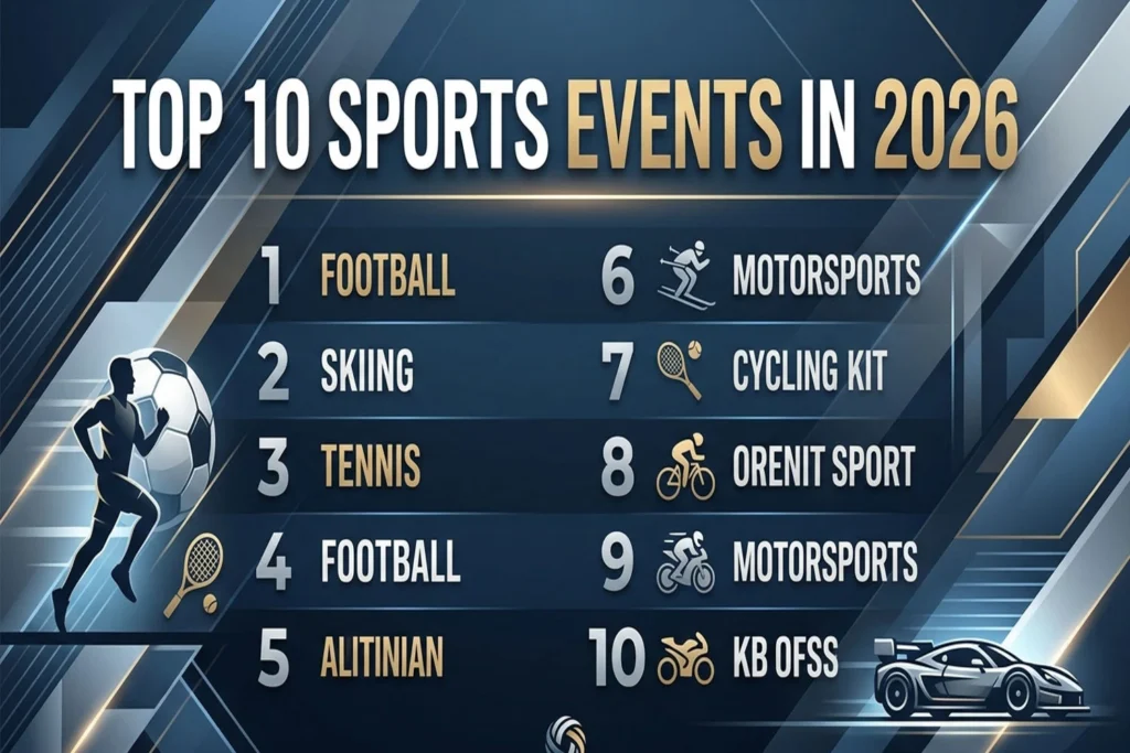 Top 10 sports events in 2026