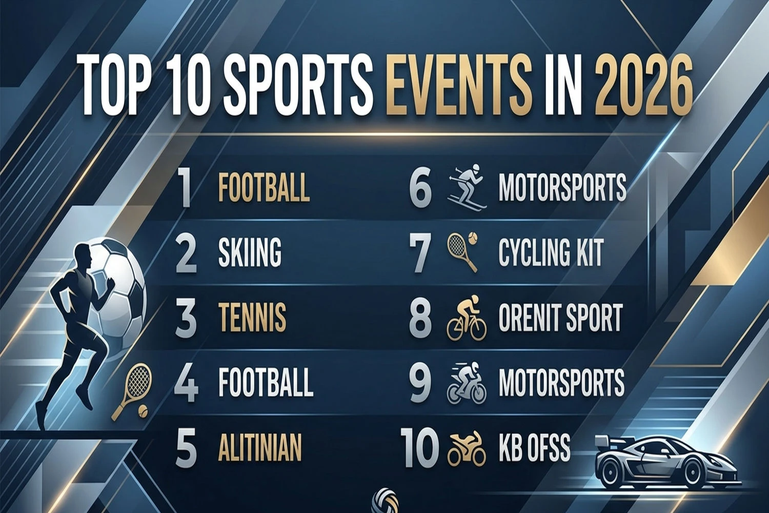 Top 10 sports events in 2026