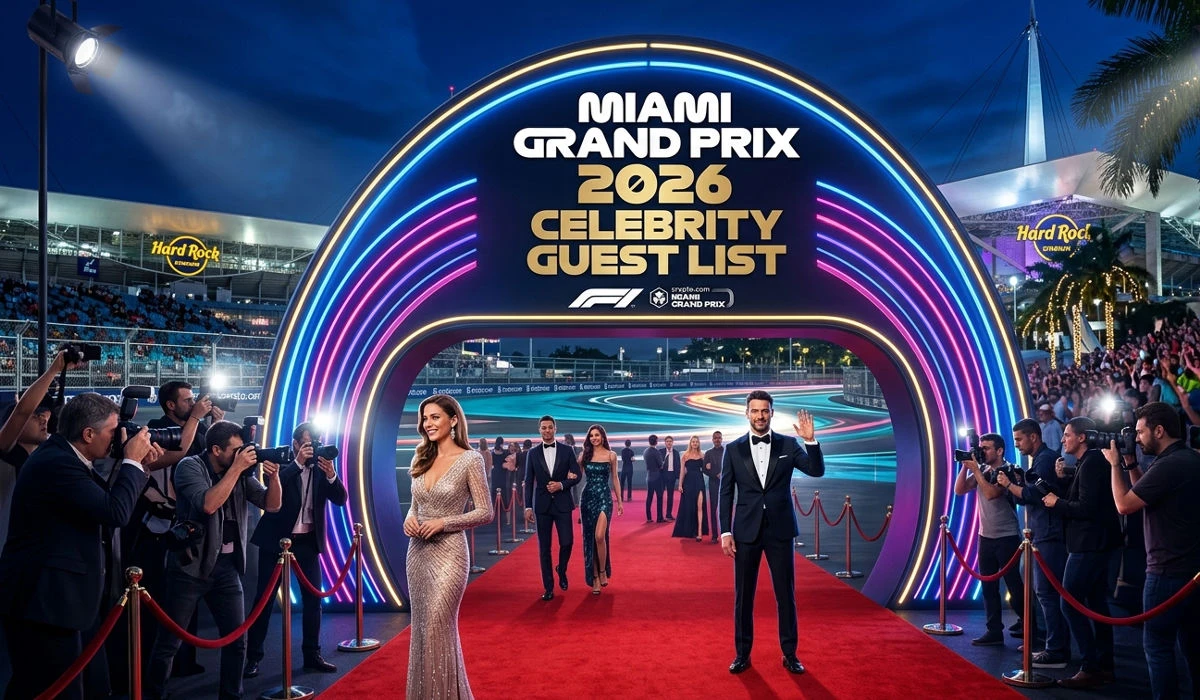 Miami Grand Prix 2026 Celebrity Guest List