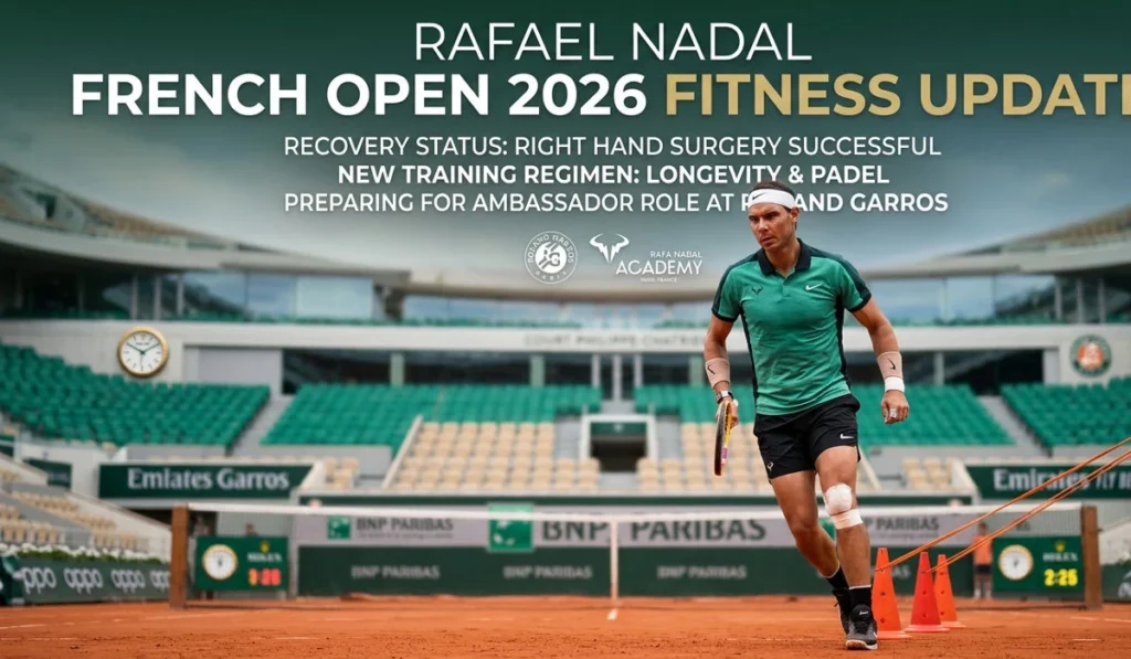 Rafael Nadal French Open 2026 Fitness Update