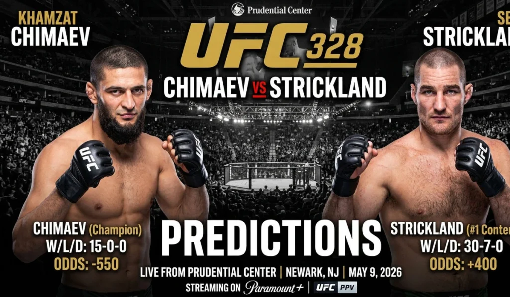 UFC 328: Chimaev vs Strickland Predictions