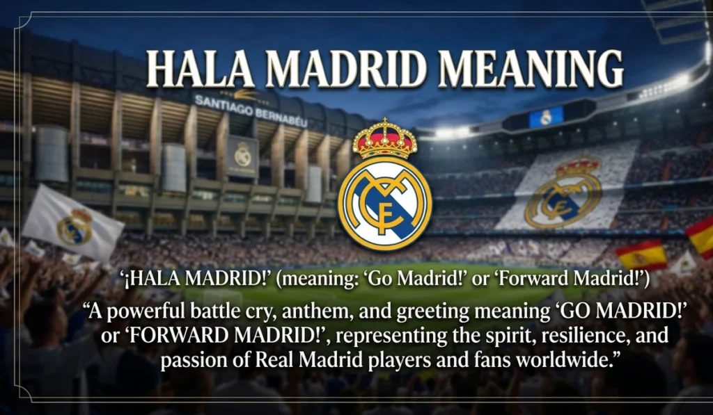 hala madrid meaning