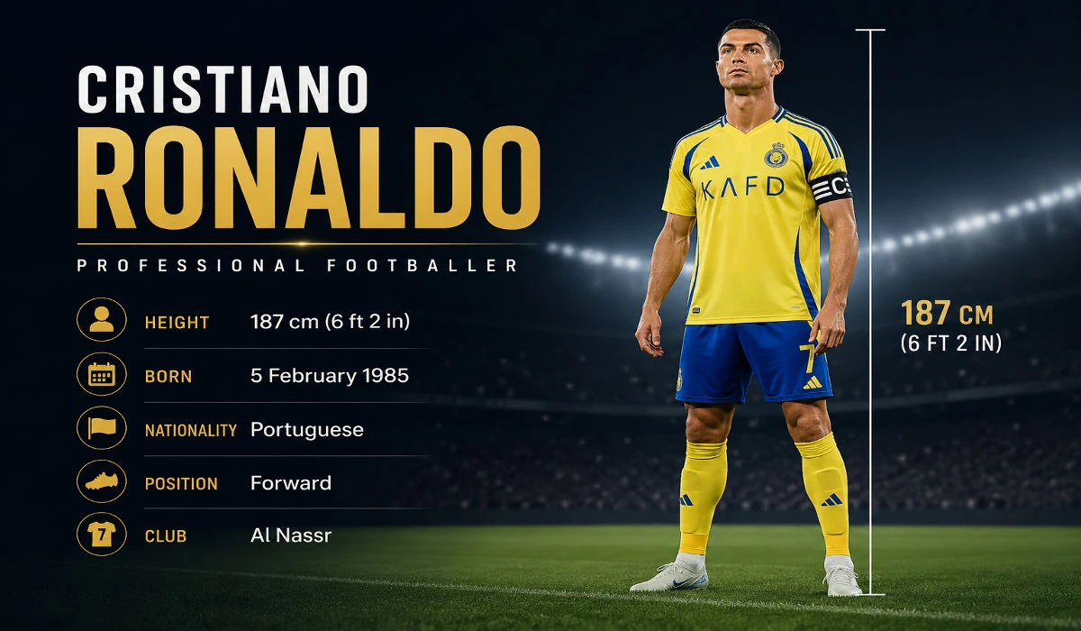 how tall is ronaldo